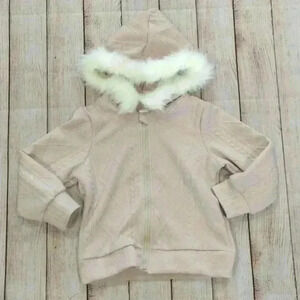 Beige Jacket with Hood